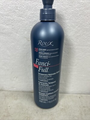 Roux Fanci Full Temporary Hair Color Rinse 18 Spun Sand blonde Dye Ammonia-Free