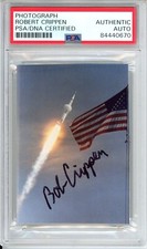 NASA ASTRONAUT BOB ROBERT CRIPPEN SIGNED PHOTO PICTURE PSA DNA COA AUTOGRAPH