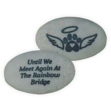 Pet Memorial Pocket Stone Until We Meet at the Rainbow Bridge 49881