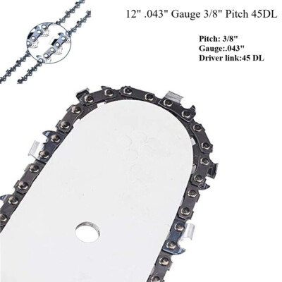 #ad #ad 12 Inch Chainsaw Chain Blade 3 8quot; LP Pitch 050quot; Gauge $4.10