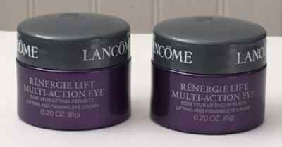 2 LANCOME Renergie Lift Multi Action EYE Lifting Firming Cream .2 oz./6 g each