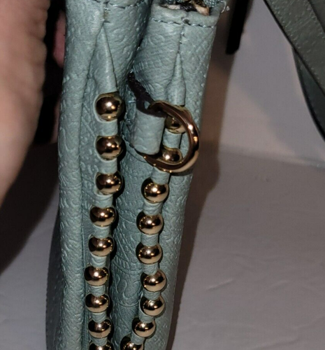 Purse Crossbody Jessica Simpson Beaded Gold Green Lime Sage - Picture 20 of 21