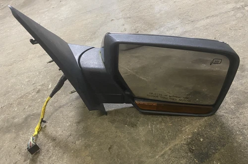 07 08 2008 NAVIGATOR PASSENGER MIRROR POWER FOLD HEAT MEMORY CHROME 8L74-17682-A