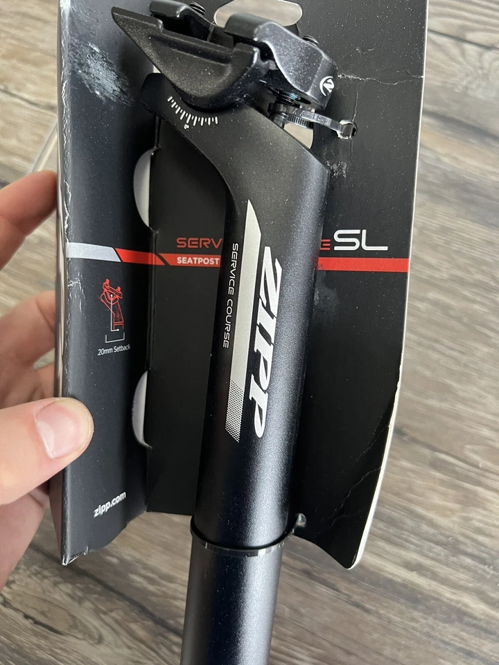 Tija de sillín ZIPP Service Course SL 20mm Retroceso 350mm E6 Foto 2 de 4