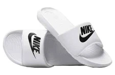 Nike Victori One Slide White/Black Slide Sandals CN9675-100 Men's Size 8 #B5