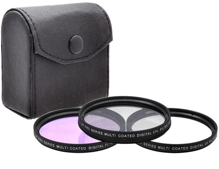 58mm Lens Filter Accessory Kit for Canon PowerShot G12, G11, G10