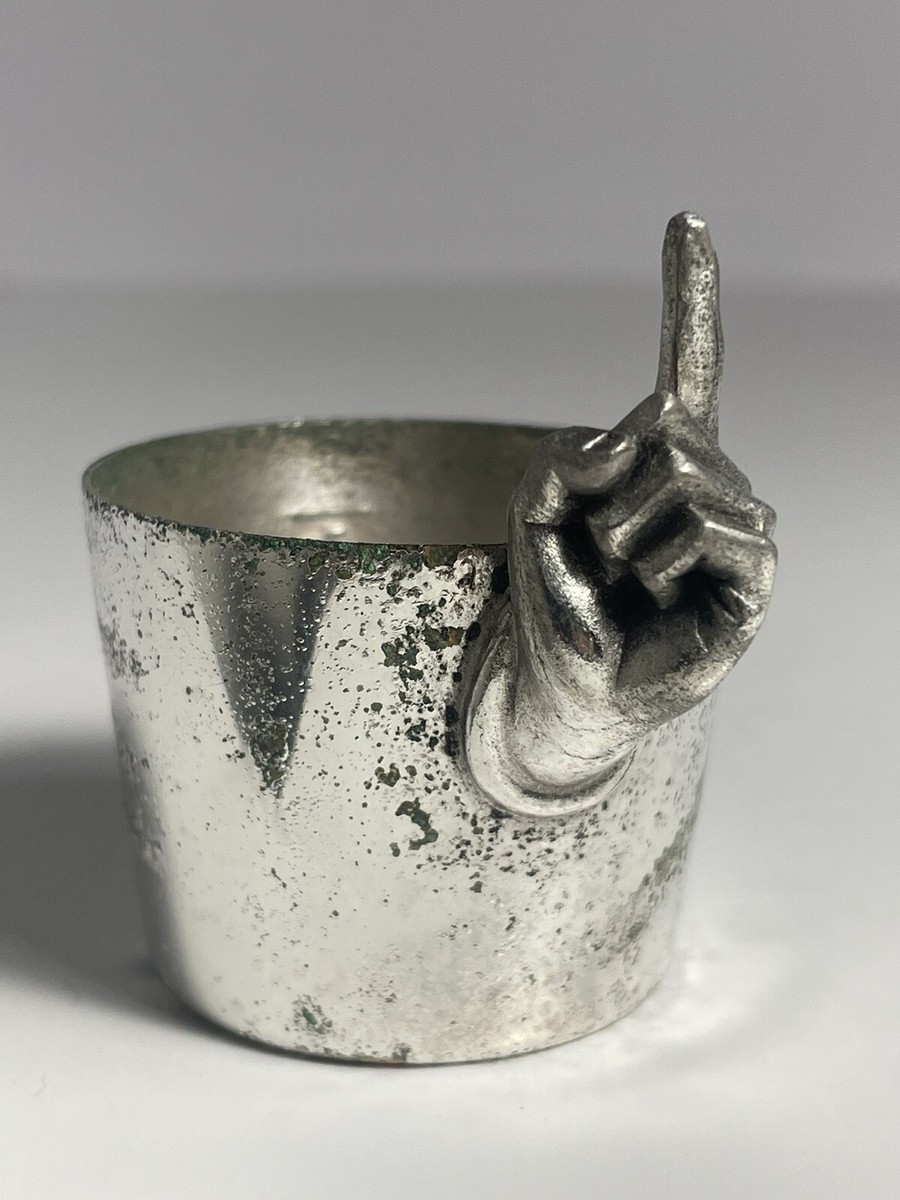 Vintage Napier 1 oz Silver plated jigger | eBay