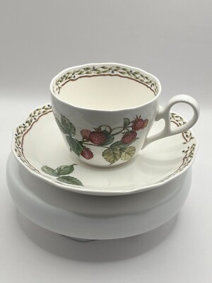 NORITAKE ROYAL ORCHARD TASSE & UNTERTASSE SET Made in Japan