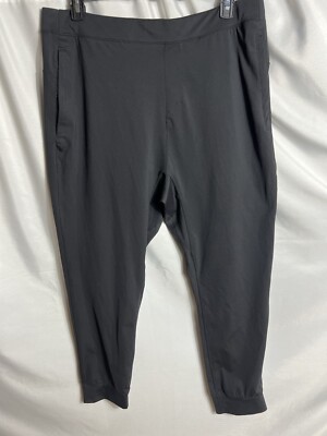90 Degrees Men s Activewear Pants Black Size XXL Pull On Zipper Pockets