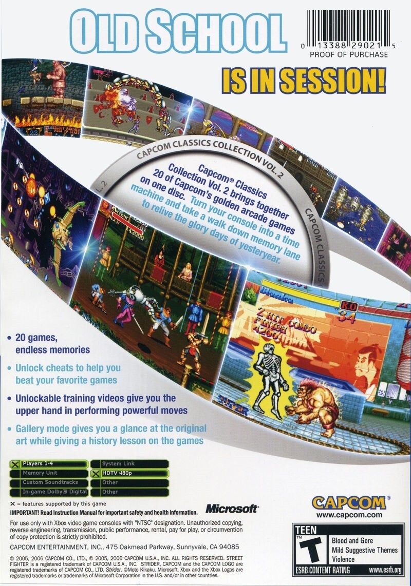 Capcom Classics Collection Volume 2 - PlayStation 2, Brand
