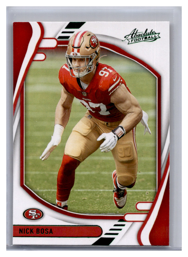 2021 Panini Absolute #84 Nick Bosa Green