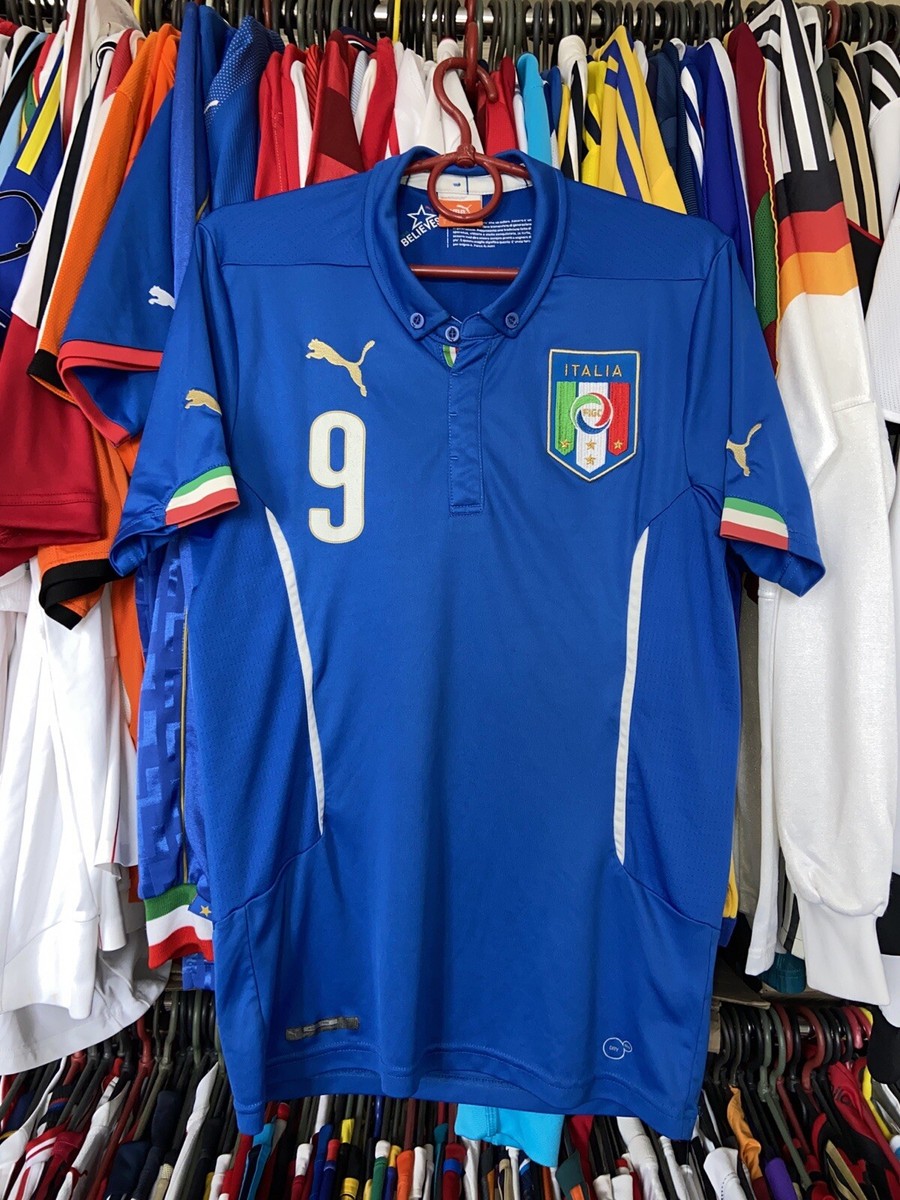 ITALY 2014 2015 HOME SHIRT JERSEY PUMA 747249 sz S MEN #9