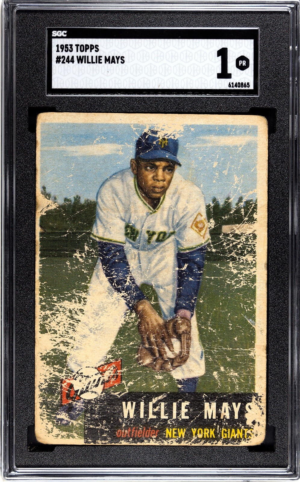 1953 Topps Willie Mays 244 Graded SGC 1 New York Giants HOF SP Hi Number  Iconic | eBay