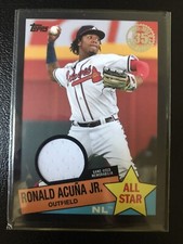 2020 Topps Ronald Acuna Jr. 1985 All Stars Relic /199 #85ASR-RA Atlanta Braves