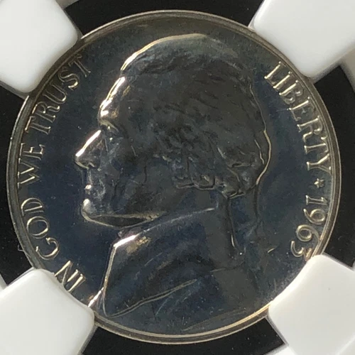 1963 5C Proof Jefferson Nickel NGC PF67       3512465-071