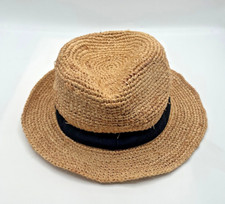 J.Crew Womens Packable Raffia Straw Hat Size ...