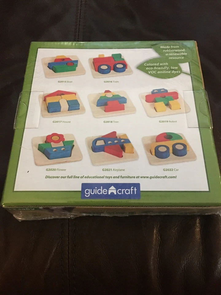 Nuevo rompecabezas de madera Guidecraft robot primario-G2019 Foto 2 de 3