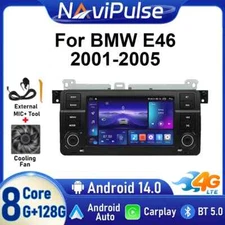 For BMW E46 2001-2005 Auto Car Radio CarPlay Multimedia Stereo Player GPS Screen