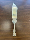 International Indian Head Sterling Silver Solid Ice Cream Slice Knife 10 7/8"