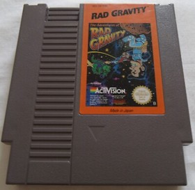 the adventures of rad gravity  version originale nintendo nes complet