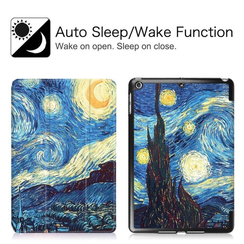 For iPad 6th Gen 9.7" 2018 / 5th Gen 2017 Folio Case Cover Stand Auto Wake/Sleep - Picture 24 of 35