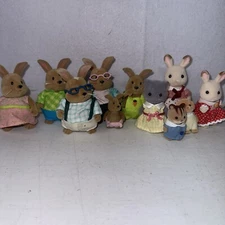 Sylvanian Families Calico Critters Mixed Character Lot - 11 Character Figures