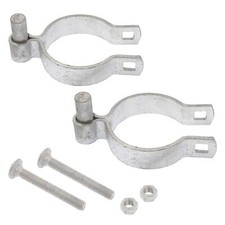 Pressed Steel Chain Link Fence Post Hinge W/bolt 3" 2 7/8" Od X 5/8"  Heavy D