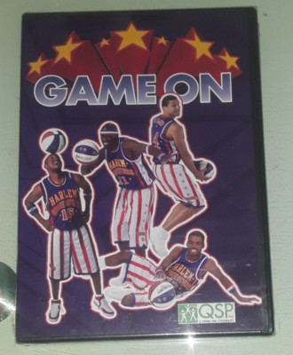 qsp GAME ON  harlem globetrotters launch & prize videos   DVD NEW no games