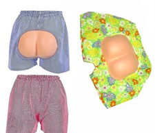 Gag-Hose mit Hintern blanker Po Shorts mit nacktem Po Scherz 122817313F