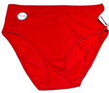 large - NWT Charter Club red cotton brief panty d20
