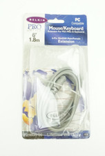 Belkin Pro 6 Ft Mouse Keyboard Extension for PS/2 F2N035-06 6-Pin MiniDIN