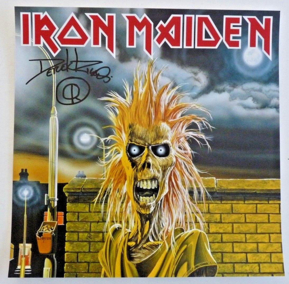 Derek Riggs Iron Maiden EDDIE Artist Signed Autograph 12x12 Photo ...