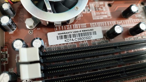 Abit KV7/KD7A V1.0 Socket A 462 DDR Retro AMD Motherboard + Athlon XP 2000+ CPU - Picture 6 of 13