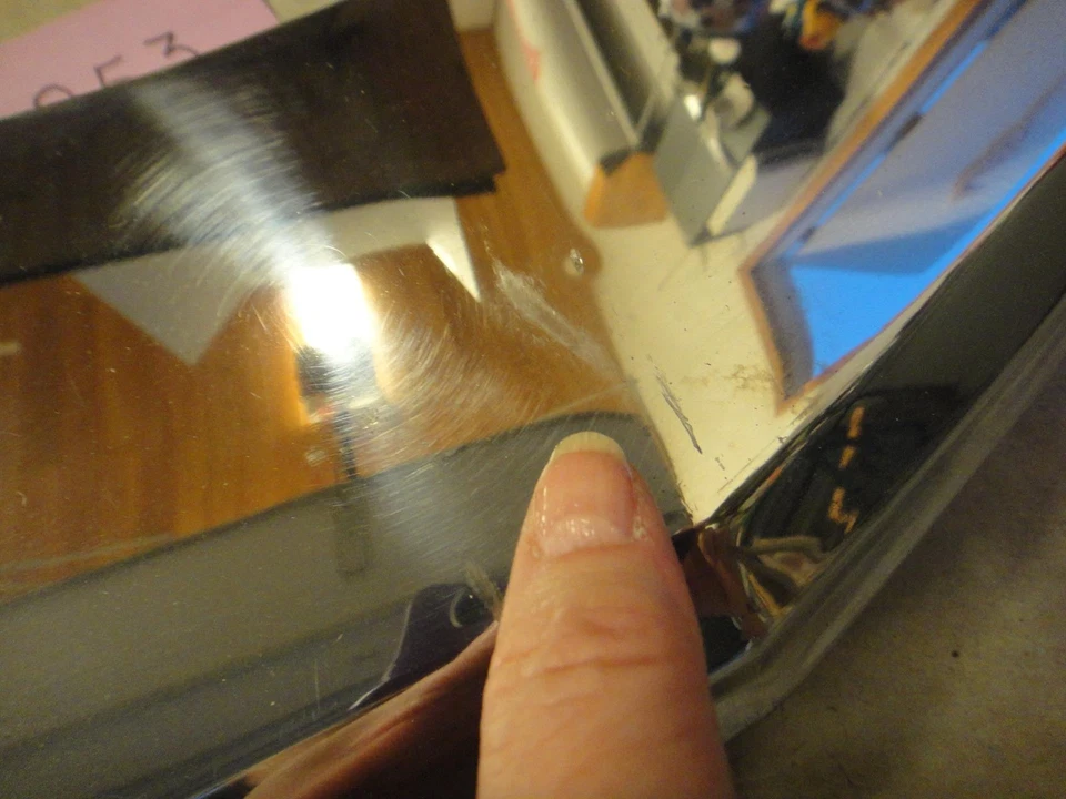 Chrysler Windsor 1954 sedán barra de parrilla inferior moldura de acero inoxidable usada pieza OEM #853 Foto 2 de 4