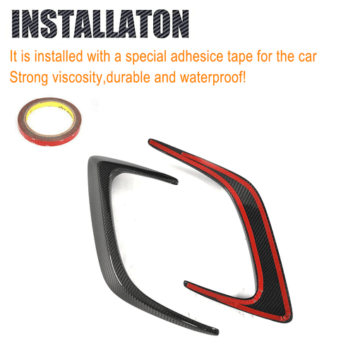 Parachoques trasero de carbono aletas aletas enfoque se adapta a Mercedes C205 Coupe C63AMG - Imagen 10 de 12