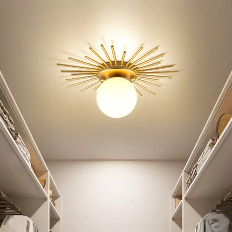 Gold sputnik flush mount deals