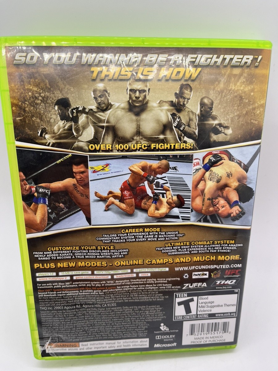 UFC Undisputed 2010 Xbox 360 - Complete - Tested | eBay