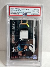 2020 Jalen Hurts Rookie FREQUENCY  Neon Green Elements Patch /47 PSA EAGLES