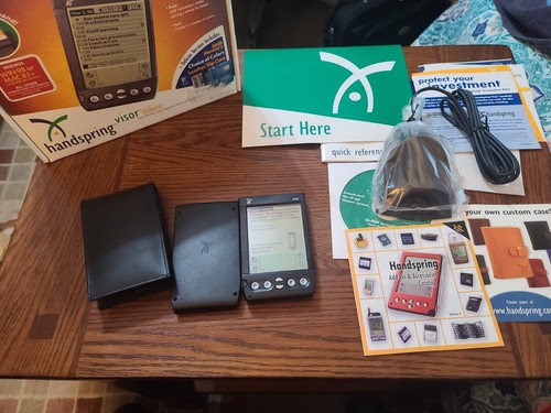 VINTAGE HANDSPRING VISOR DELUXE 1999-2000 Black - Nice! - 第 1/4 張圖片