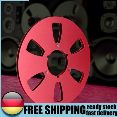 10,5 Zoll Leere Bandspule 6 Löcher für Studer ReVox/TEAC/BASF (Rot)