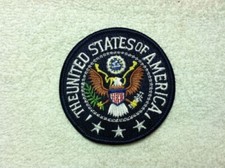 Great Seal of USA shoulder or cap embroidered sew-on patch