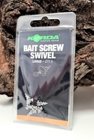 Korda Micro Ring Swivel Bait Screw Large KöDerschraube 5 StüCk