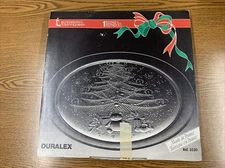 Duralex Les Verreries De Saint Gobain 13 In. Glass Christmas Platter 3530