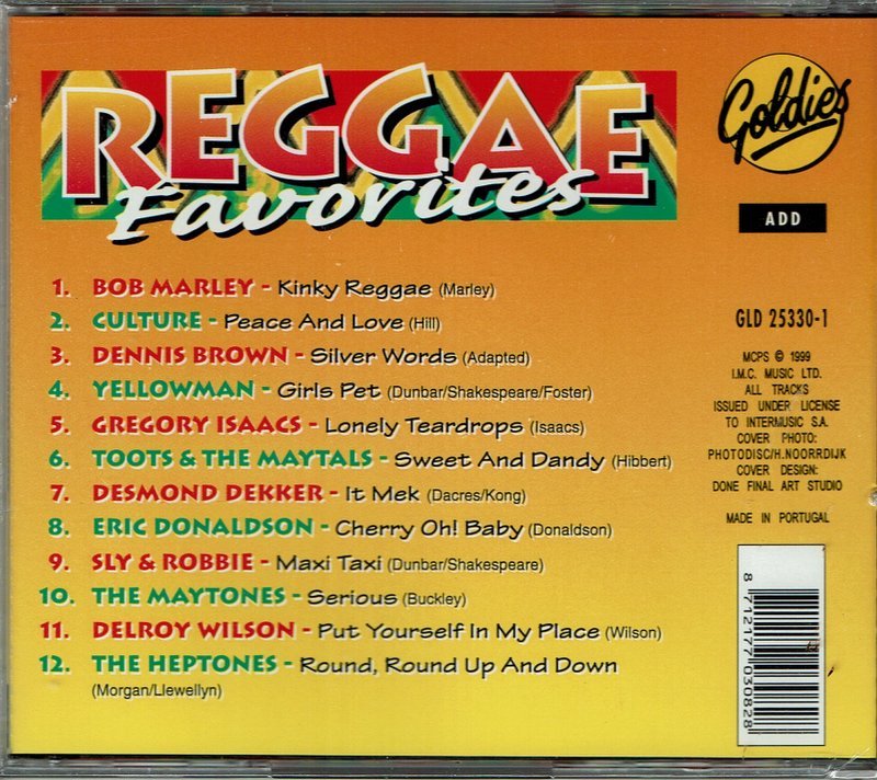 Reggae Favorites Vol 1 BRAND NEW SEALED CD | eBay
