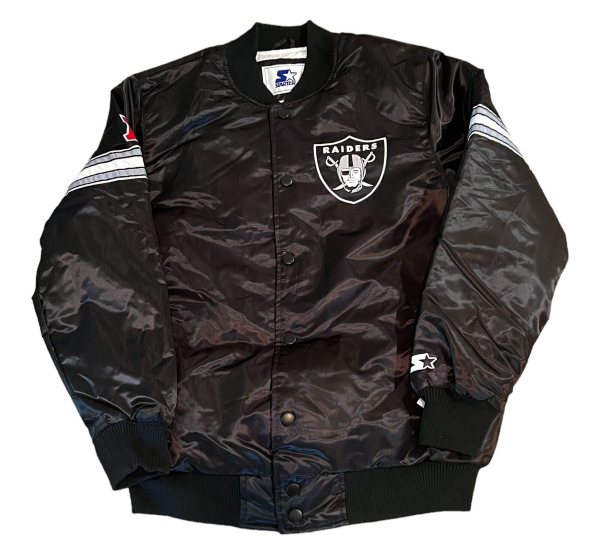 ジャケット・アウター NFL RAIDERS studium jacket eh NFL Official Adults Supreme Satin Heritage Jacket|Las Vegas