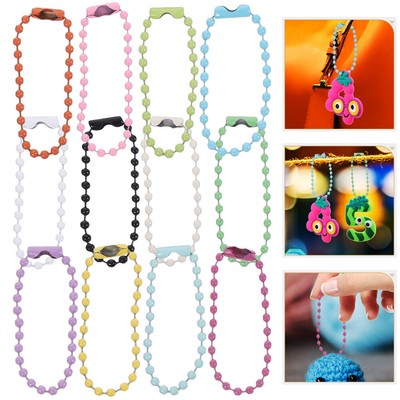 200pcs Bead Chains Ball Beading Chains Keychains Chains Tags Chains Xmas Tree