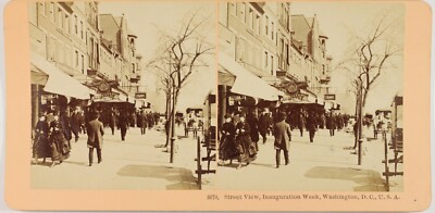 USA Vereinigte Staaten Washington D.C Einweihung Week Street, Foto Stereo