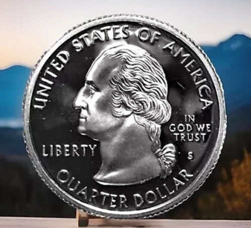 Moneda camafeo revestida de cuarto de Maryland ATB prueba Fort McHenry 2013-S ENVÍO RÁPIDO GRATIS - Imagen 2 de 5