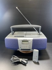 Vintage Sony Mega Bass CFD-S38 CD Radio Cassette Boombox Tested