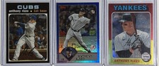 Topps 2020-2023 Anthony Rizzo Yankees/Cubs Heritage Action/Refractor (x3)